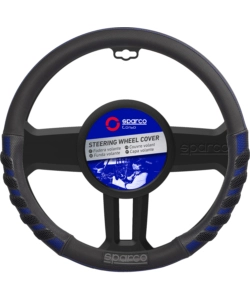 Coprivolante  auto universale sparco blu/nero anti dissolvenza - sps101